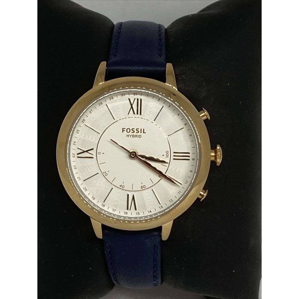 Fossil FTW5014 Women's Blue Leather Analog White D